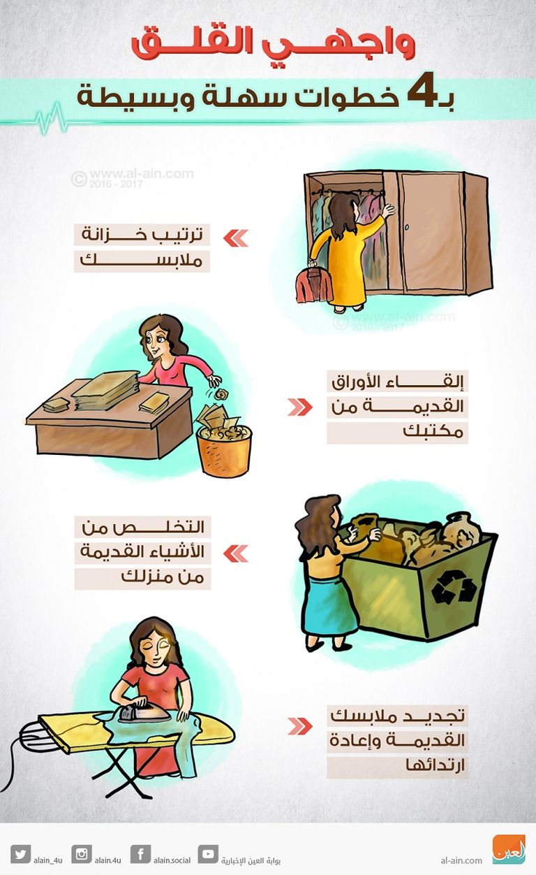 واجهي قلقك بـ 4 خطوات سهلة وبسيطة