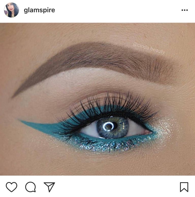 لمسة من جمال.. مكياج العيون باللون الأخضر بمناسبة اليوم الوطني السعودي