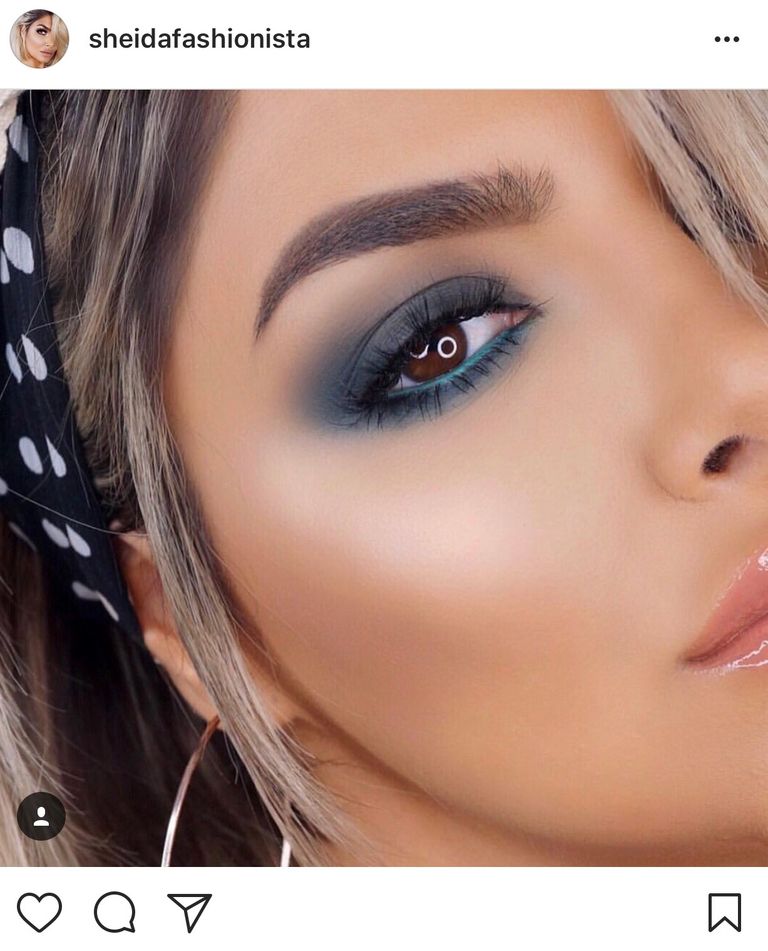 لمسة من جمال.. مكياج العيون باللون الأخضر بمناسبة اليوم الوطني السعودي