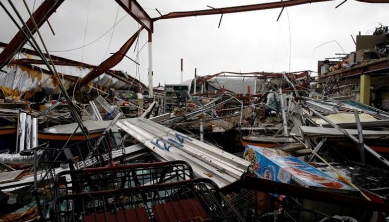 آثار الدمار الذي خلفه إعصار ماريا في بويرتوريكو - رويترز 