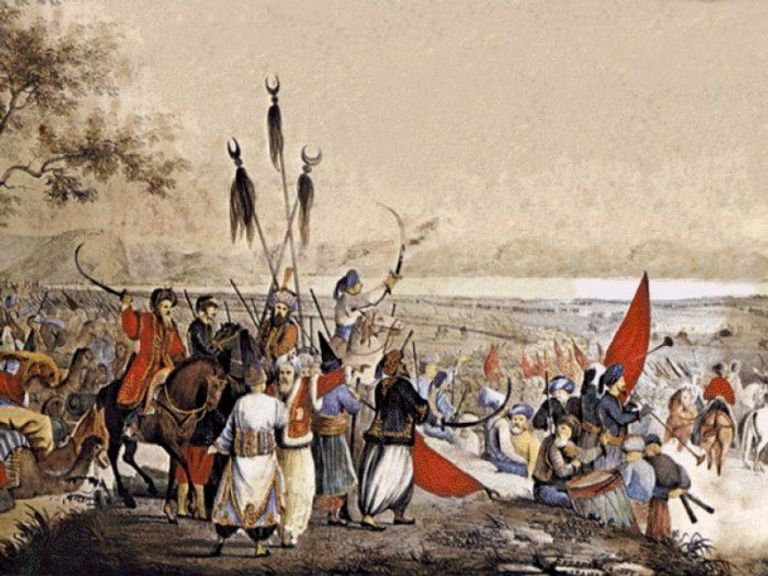 رفع العلم على الوحدة الشبحية 