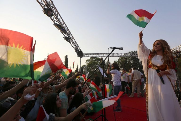 مسعود بارزاني رئيس إقليم كردستان - رويترز