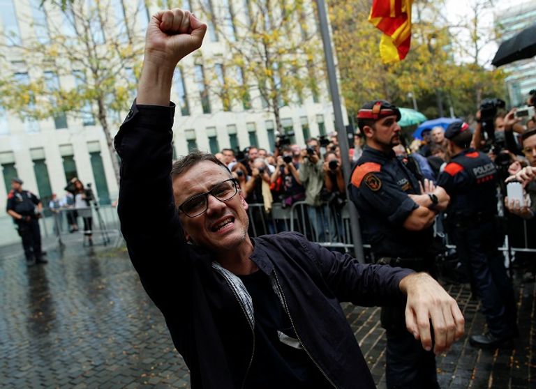 استنفار أمني في كتالونيا - رويترز