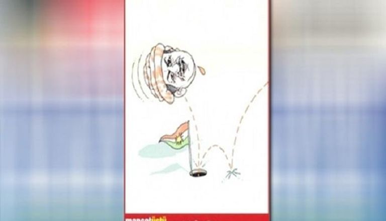 صحيفة تركية تنشر "كاريكاتير" يتضمن قطع رأس رئيس إقليم كردستان العراق