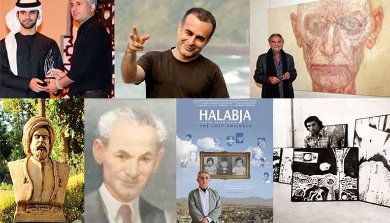 لوحة تشكيلية تجسد رواية