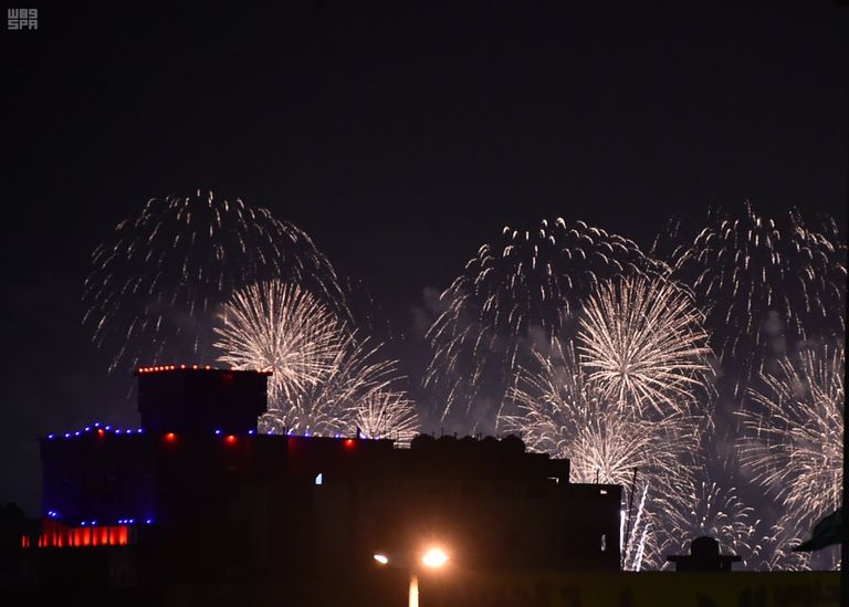 احتفالات السعودية بالعيد الوطني الـ87