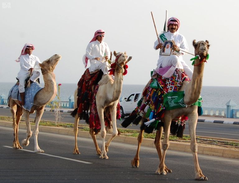 احتفالات السعودية بالعيد الوطني الـ87