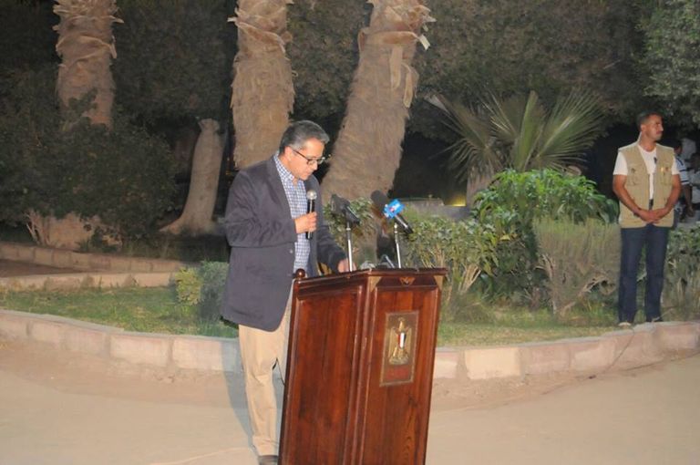 خلال تفقد منطقة المشروع 