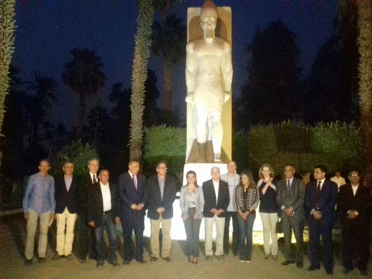 خلال تفقد منطقة المشروع 