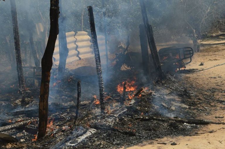 جانب من مداهمات الجيش المصري للإرهاب في شمال سيناء - حق الشهيد