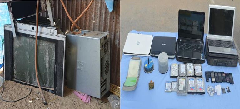 جانب من مداهمات الجيش المصري للإرهاب في شمال سيناء - حق الشهيد