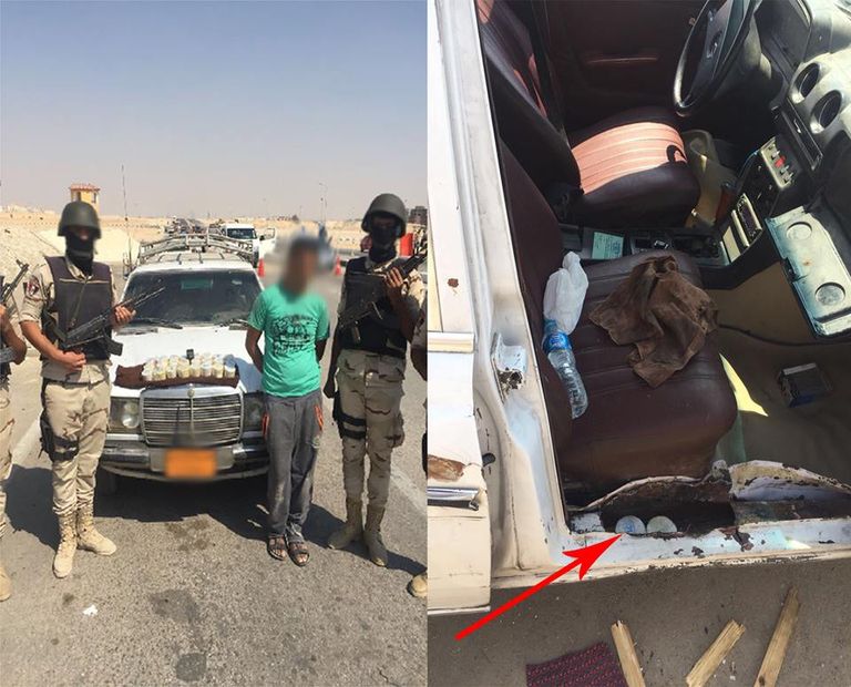 جانب من مداهمات الجيش المصري للإرهاب في شمال سيناء - حق الشهيد