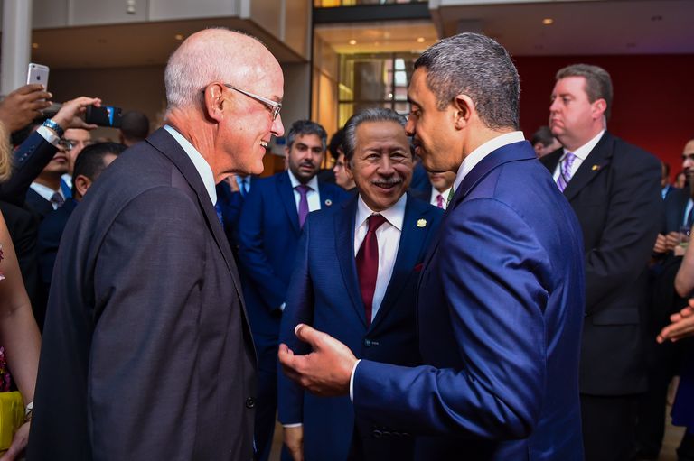 عبدالله بن زايد يقيم حفل استقبال على هامش أعمال الأمم المتحدة