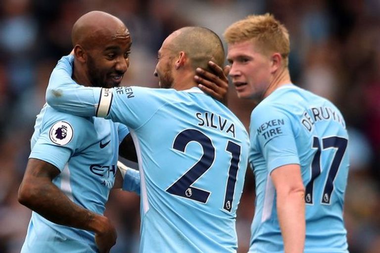 نجوم السيتي بالمباراة الأخيرة