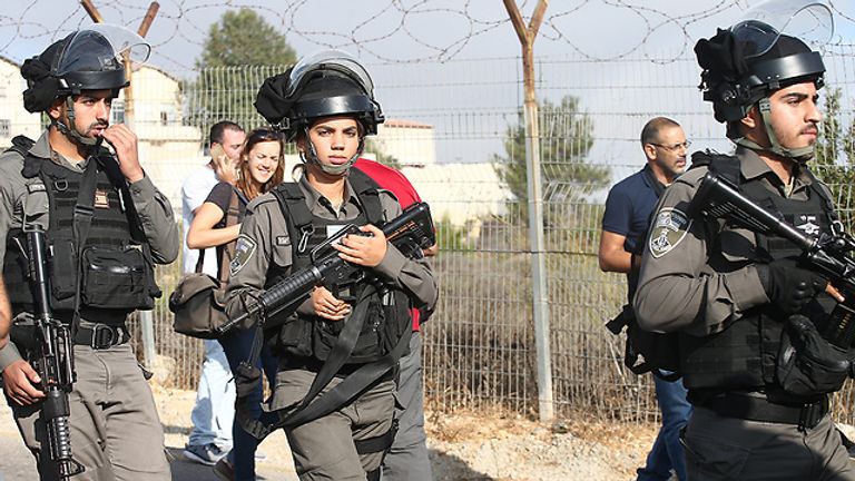 القوات الإسرائيلية أغلقت موقع الحادث