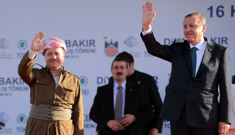 أردوغان وبرزاني