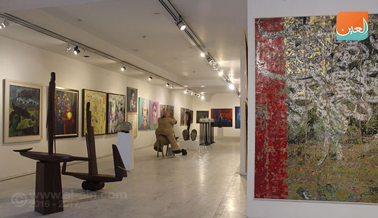 جانب من المعرض العام بقصر الفنون بالأوبرا