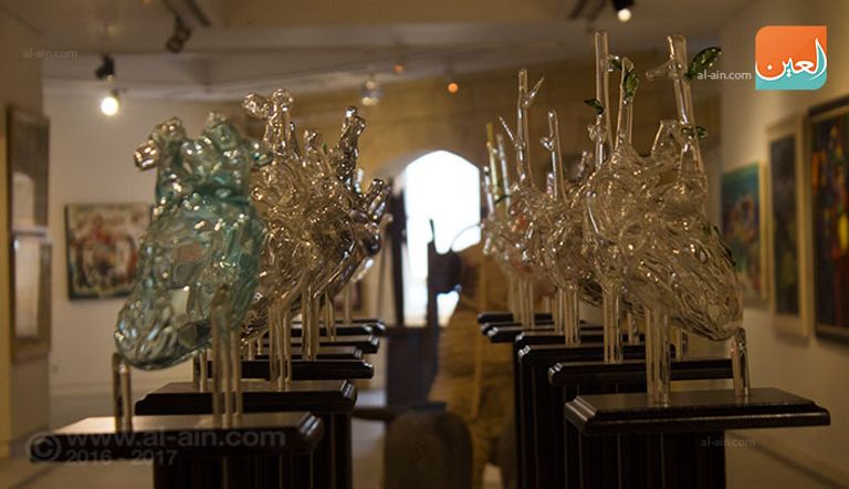 جانب من المعرض العام بقصر الفنون بالأوبرا