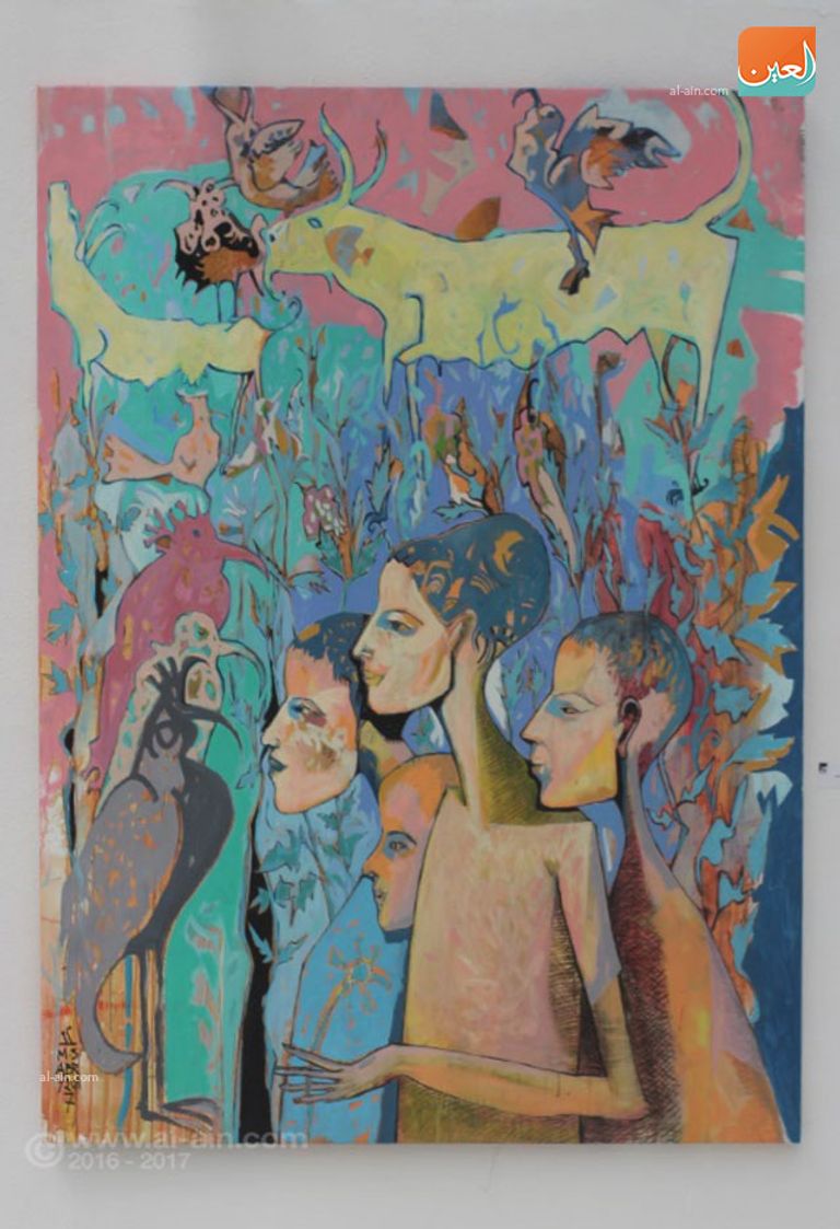 جانب من المعرض العام بقصر الفنون بالأوبرا