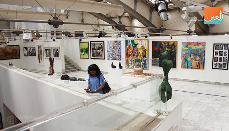 جانب من المعرض العام بقصر الفنون بالأوبرا