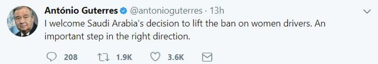 العاهل السعودي أصدر أمرا ملكيا يسمح بقيادة السيدات للسيارات