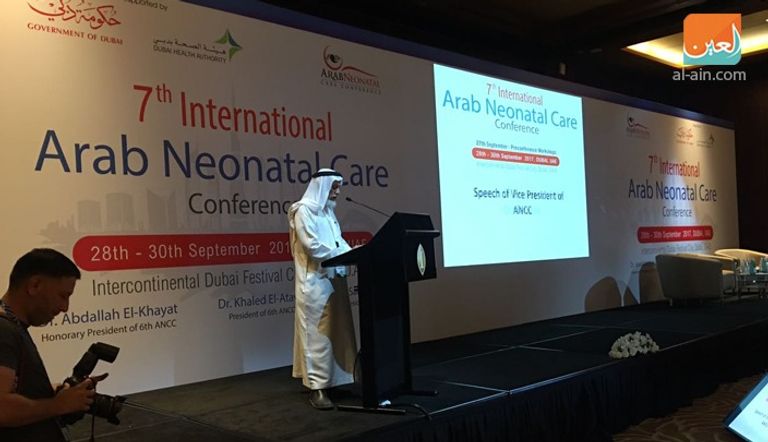انطلاق المؤتمر العربي السابع لطب الأطفال وحديثي الولادة في دبي