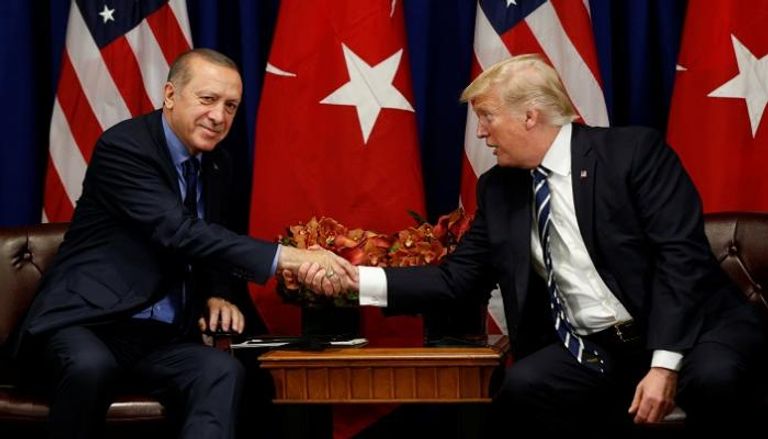 أردوغان مع ترامب خلال زيارة سابقة لواشنطن - رويترز
