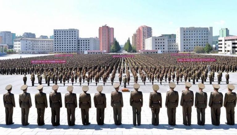 عرض عسكري سابق لجيش كوريا الشمالية