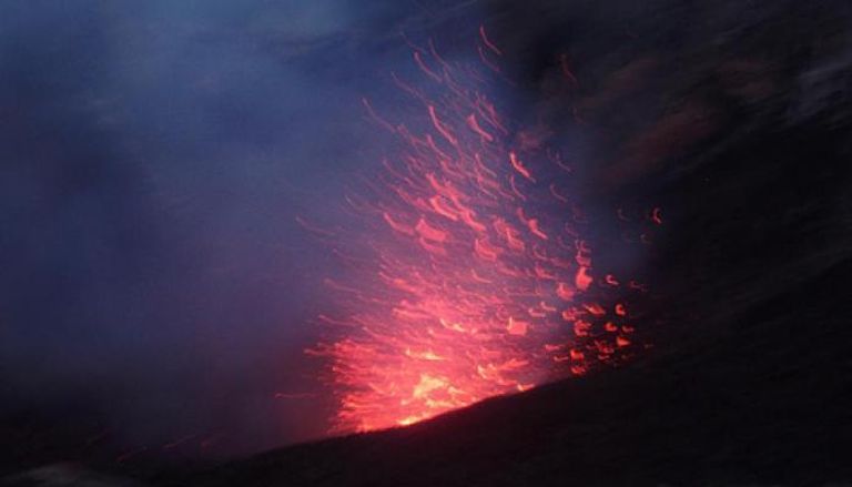 بركان في جمهورية فانواتو (أرشيفية)