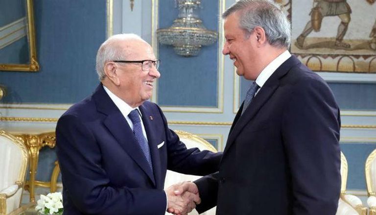 رئيس تونس يستقبل حمدي المدب 