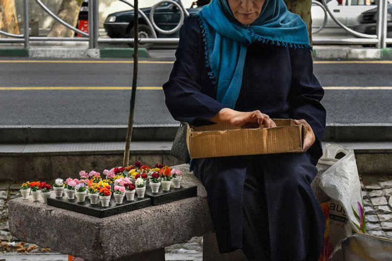 تظاهرة مناوئة للنظام الإيراني بمدينة نيويورك الأمريكية (رويترز)