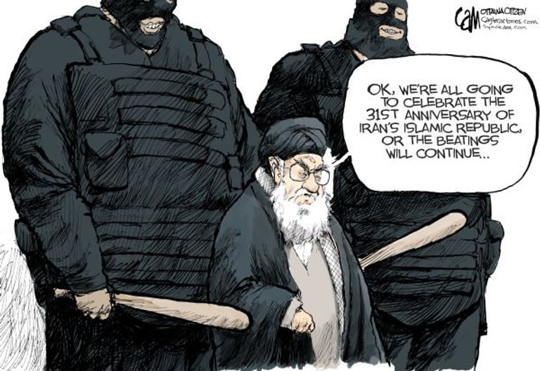 عمامة المرشد الإيراني أثقلها القمع والإرهاب