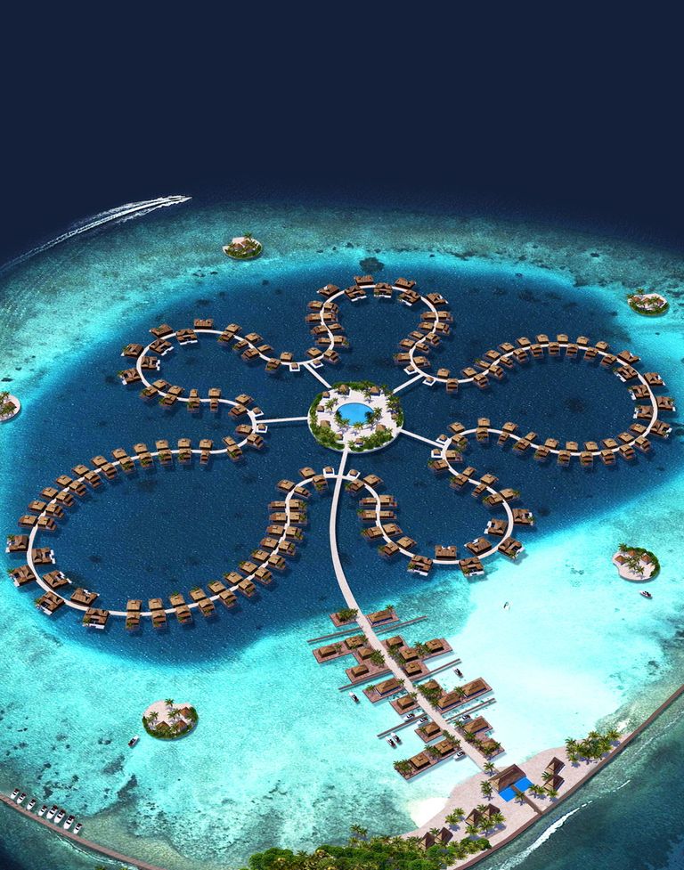 فندق "The Ocean Flower" في المالديف فندق لوتس الصحراء في منغوليا