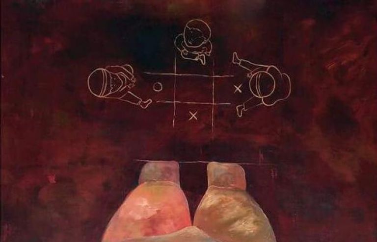 من معرض سابق للفنانة سعاد مردم بك 