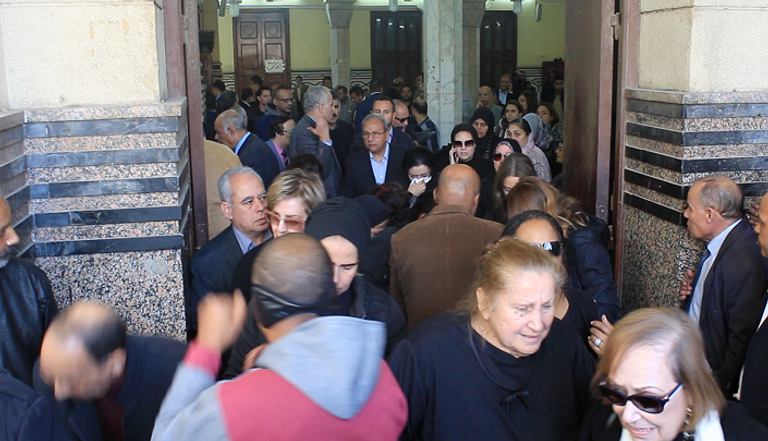 جنازة الكاتب الصحفي إبراهيم نافع