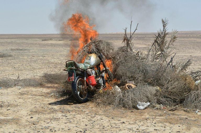 تدمير بعض المضبوطات