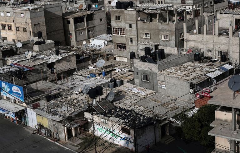 منازل غزة المتهالكة قطاع غزة - الفرنسية