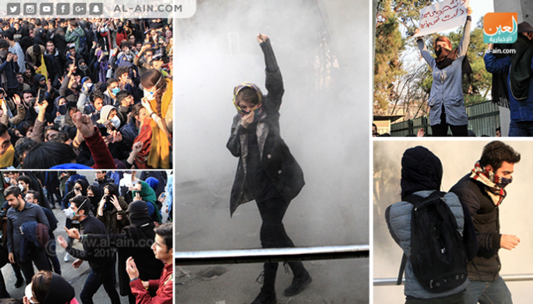 مظاهرات حاشدة في إيران لإسقاط نظام ولاية الفقيه