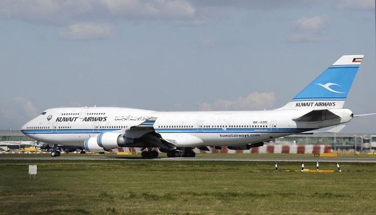 طائرة تابعة للخطوط الجوية الكويتية 