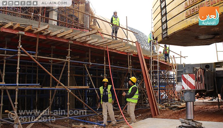 الرئيس المصري عبدالفتاح السيسي في كاتدرائية ميلاد المسيح