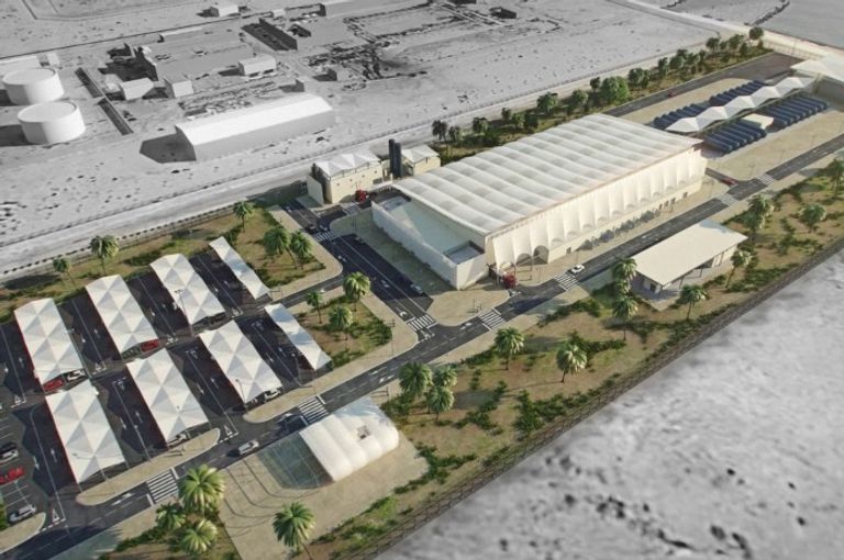 محطة تحلية المياه في جبل علي