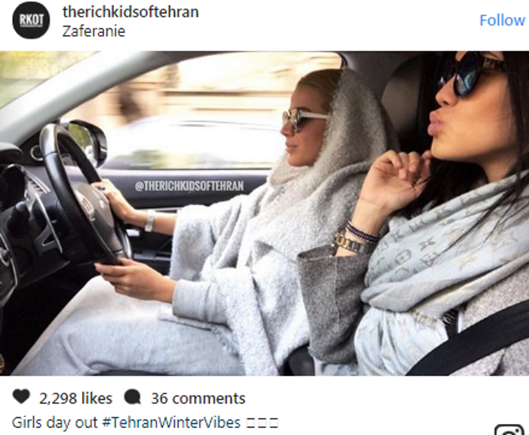 أبناء الأثرياء يؤيدون روحاني وحكومته