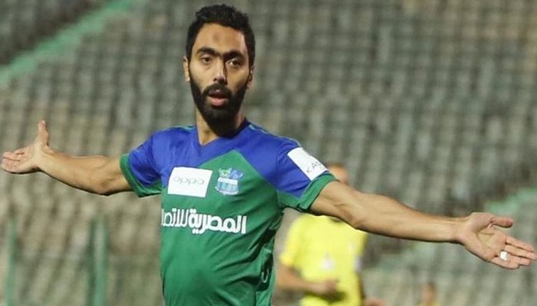 حسين الشحات لاعب مصر المقاصة