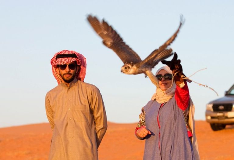 زوار في محمية "الريم" البرية زوار في محمية "الريم" البرية