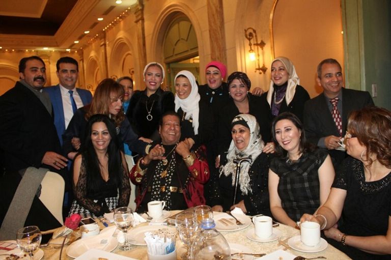 إلهام شاهين في حفل تأبين الراحلة شادية