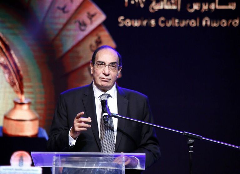 الفنان أحمد حلمي كان ضيف شرف حفل جوائز ساويرس