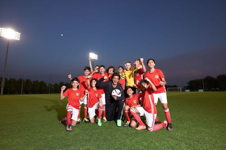 شاروخان أثناء مشاركته في الجزء الثاني من فيلم 