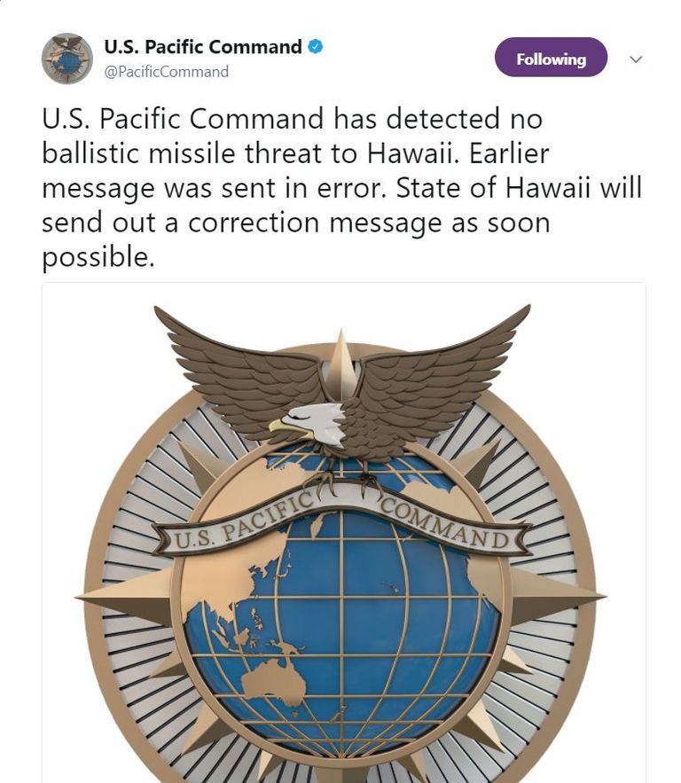 قيادة الباسيفيك الأمريكية تجربة دفاع أمريكية للتصدي لتهديد الصواريخ الباليستية - أرشيفية