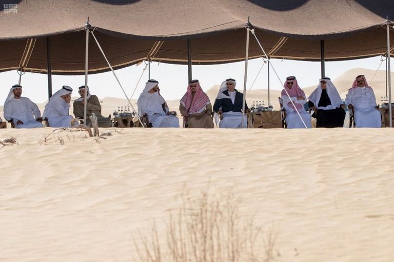 الشيخ محمد بن زايد آل نهيان يستقبل وزير الداخلية السعودي 