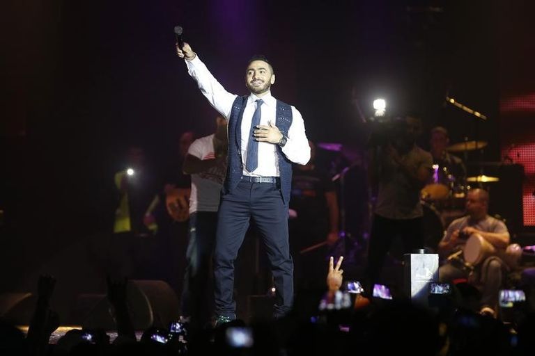 تامر حسني يستعد لحفلات في الكويت وعمان والسويد كاظم الساهر ونانسي عجرم وتامر حسني